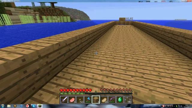 Minecraft Корабль