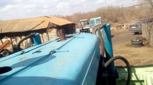 дт-75 пуск после зимы,жалко мазать грязью))))