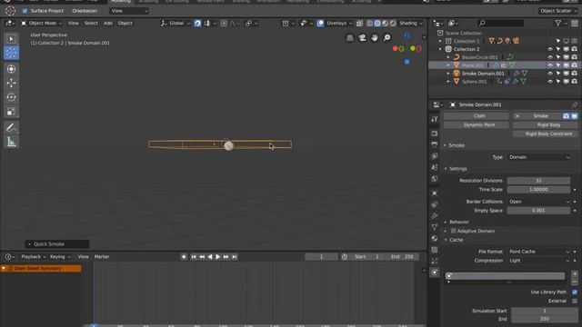 Dynamic paint: weight Map -Blender 2.8 смотреть онлайн