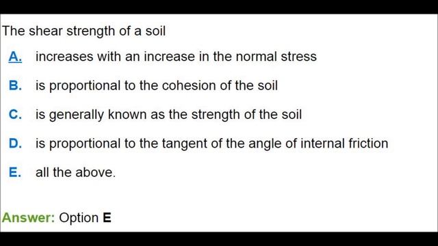 SOIL MECHANICS AND FOUNDATION ENGINEERING 175 OBJECTIVE QUESTIONS 2016 смотреть онлайн