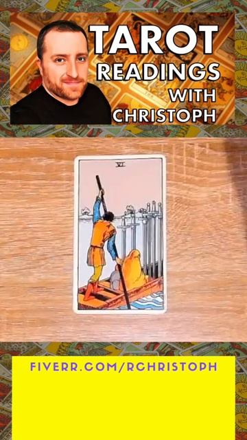 VI of Swords Tarot Card Serenity Tarot with Christoph #shorts смотреть онлайн