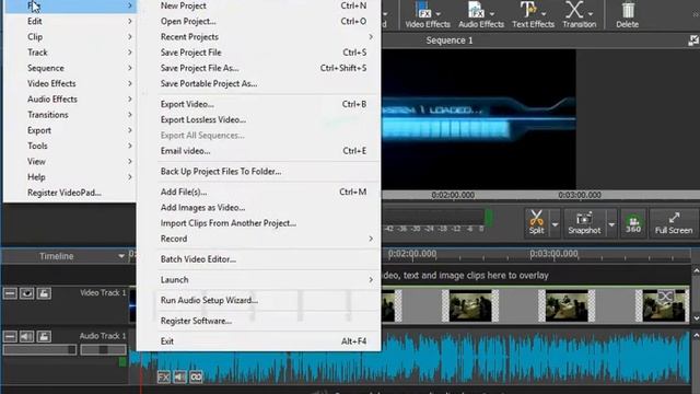 videopad video editor - project opslaan смотреть онлайн