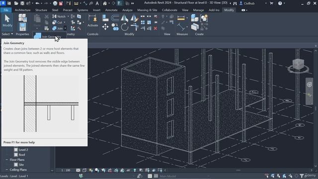 1.13. Joining the structural floor with the wall смотреть онлайн