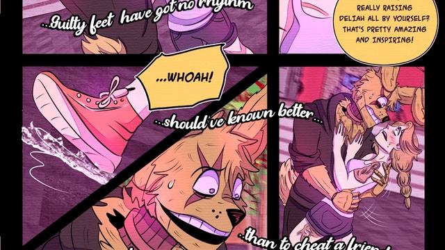 Abience — веселый треш под рок-н-рольчик | Springtrap And Delilah | Обзор на вторую часть комикса