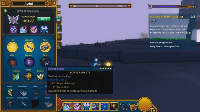 Trove | Neon Ninja  شرح بناء شخصية