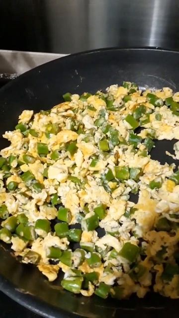 #shorts Organic Green Beans with minced pork & Egg#shorts Yummy & healthy chinese food смотреть онлайн