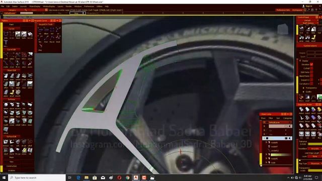Autodesk Alias - Nissan GTR50 Wheel Timelapse /MS3D смотреть онлайн