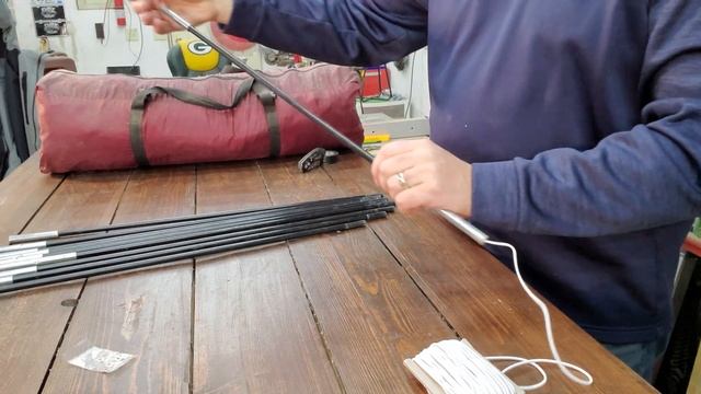 How To Repair Tent Poles - Shock Cord Repair смотреть онлайн