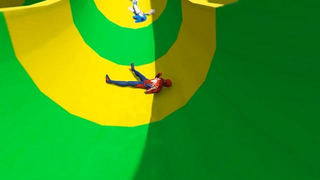 GTA 5 MICKEY MOUSE SHARK | Spiderman vs Mickey Mouse on WATER SLIDES | WATER RAGDOLLS смотреть онлайн