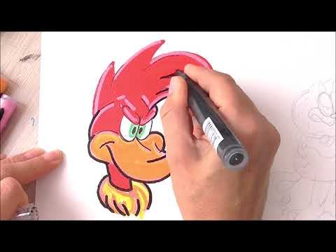 HOW TO DRAW WOODY WOODPECKER смотреть онлайн