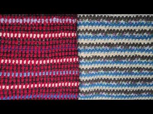 Самый простой и любимый плед из остатков разной пряжи, узор рис, плед крючком без бахромы.