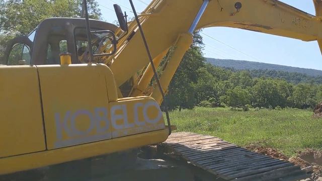 2000 Kobelco SK250LC Hyraulic Excavator: Digging Rock & Dirt Inspection Video! смотреть онлайн