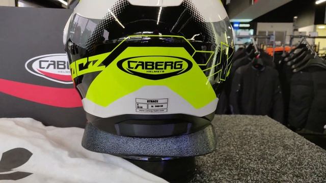 CABERG XTRACE SPARK HELMET WHITE/ANTHRACITE/YELLOW FLUO смотреть онлайн