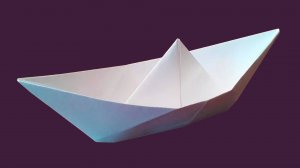 Как сделать кораблик из бумаги. Легкий способ как сделать кораблик. Корабль из бумаги
