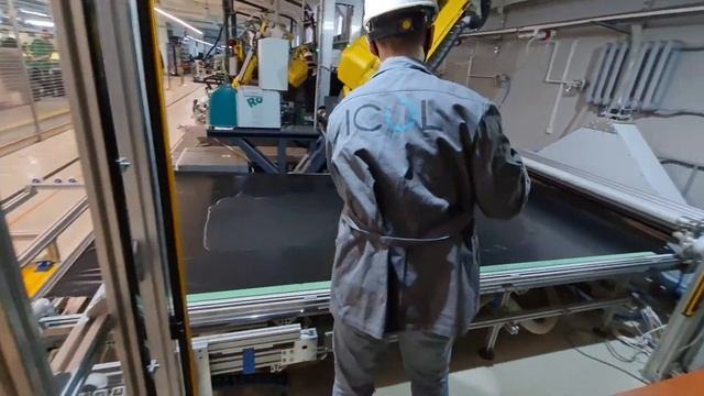 Роботизированная линия раскроя кожи на СООО «БЕЛВЕСТ» в Витебске смотреть онлайн