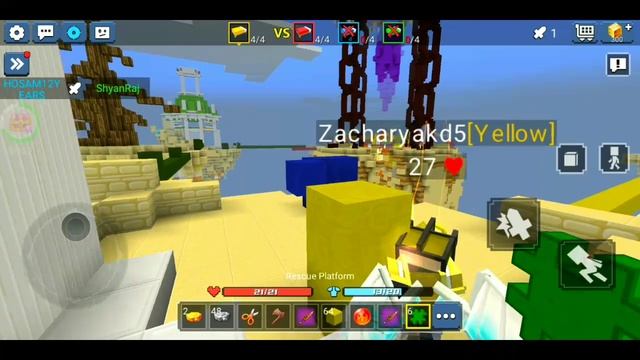 I GOT NEW CHRISTMAS EXCLUSIVE HUSKY BACKPACK SKIN FREE || BlockMan Go Bed Wars Gameplay In Hindi смотреть онлайн