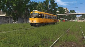Саратов в игре Trainz! Поехали по 9 маршруту от 1Просяного - до Детского парка! На трамвае Татра т3
