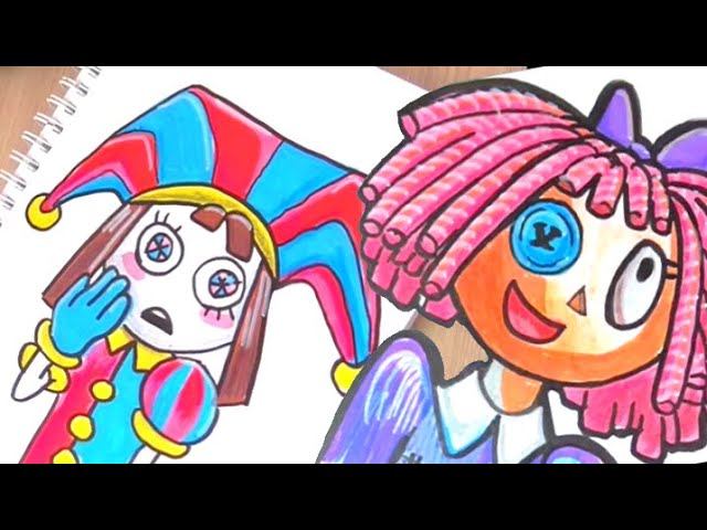 Drawing FNF VS ORIGINAL DIGITAL CIRCUS смотреть онлайн