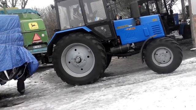 МТЗ 892 витяга прицеп смотреть онлайн