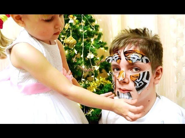 Переводки и наклейки для лица Мими Лисса снова приехала ко мне в гости смотреть онлайн