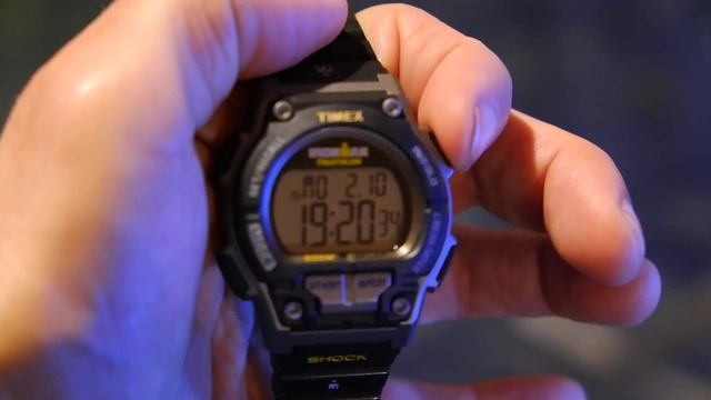 Timex Ironman Shock Test indigo смотреть онлайн
