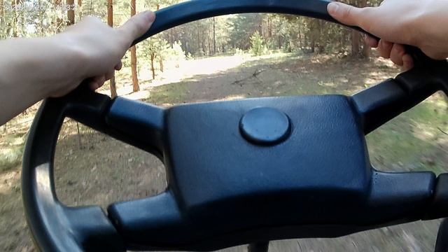 как поставить руль от машины на велик и покатушка смотреть онлайн