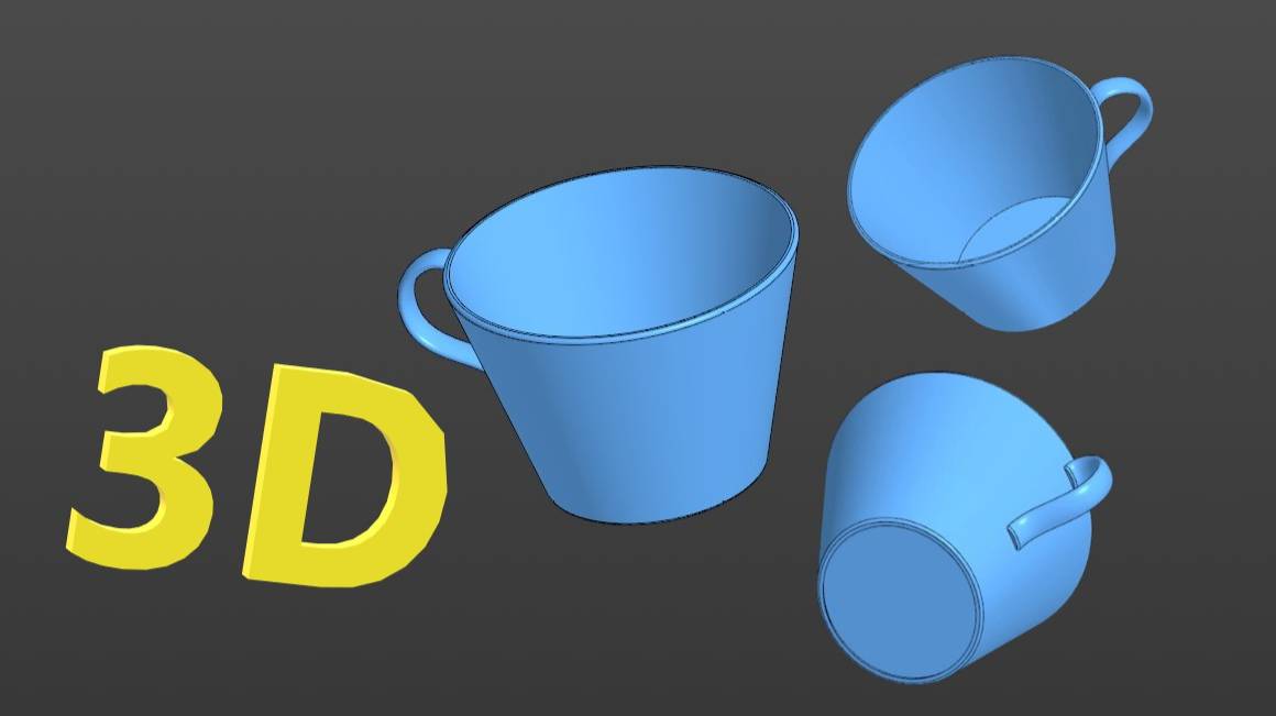 Как создать 3д модель ЧАШКИ по сечениям в КОМПАС 3D. Урок смотреть онлайн