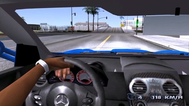 Mercedess Benz SLR 722 🔥 GTA San Andreas Mod ENB 4K 60 FPS _REVIEW смотреть онлайн