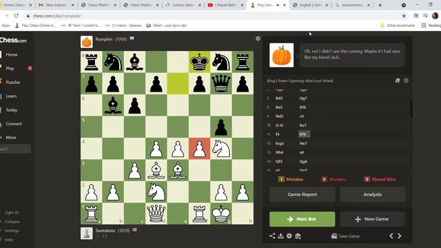 Adhrit Crushes The Holiday BOT Pumpkin