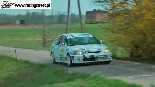 2 Rajd Mikołowski- G.Grela | M.Momot | Honda Civic - relacja смотреть онлайн