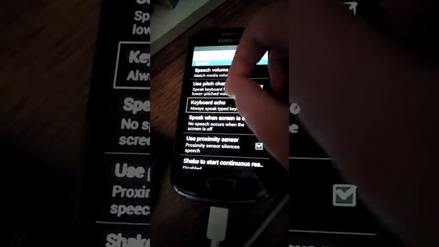 TalkBack on a Samsung S3 mini. смотреть онлайн