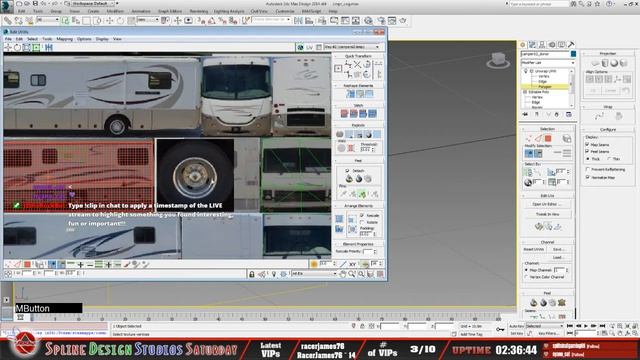 3DS Max - Reducing Polys For a Low-Poly Model and ReUV Mapping смотреть онлайн