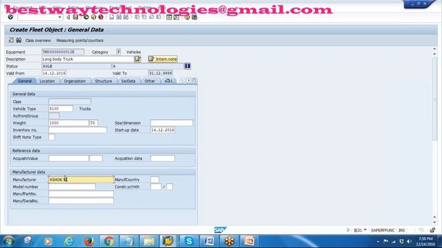 SAP PM @ Equipment_Master -SAP PM (Plant Maintenance) videos(91-9000567126) смотреть онлайн