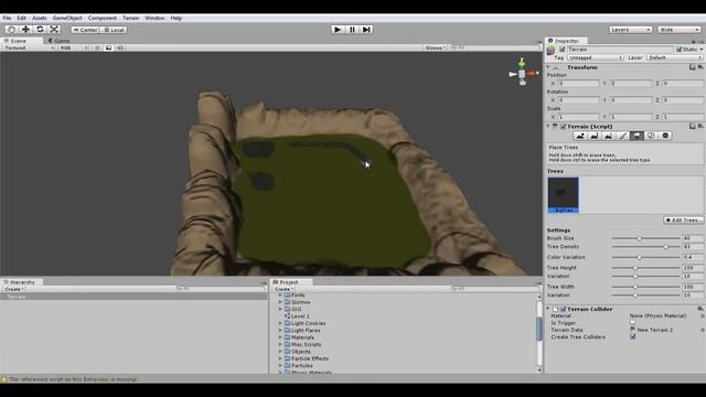Как создать игру с помощью Unity часть 1 Terrain смотреть онлайн