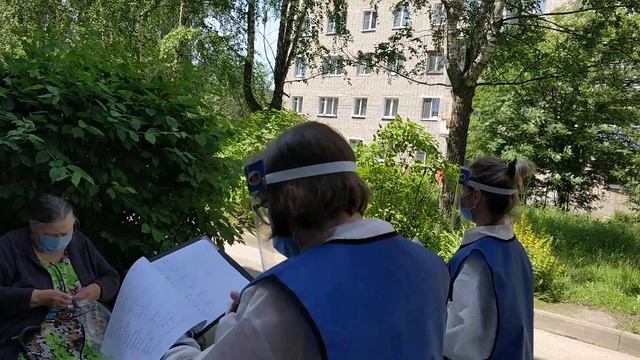 Голосование по поправкам на дому в Суворове. 25.06.20