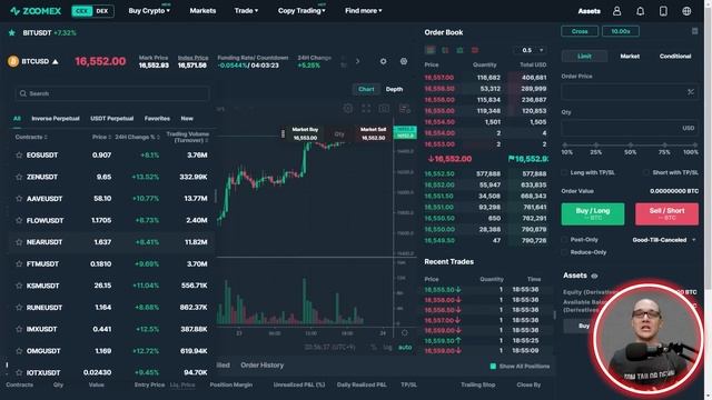 Zoomex - обзор интересной и надежной биржи | Бонус для новичков