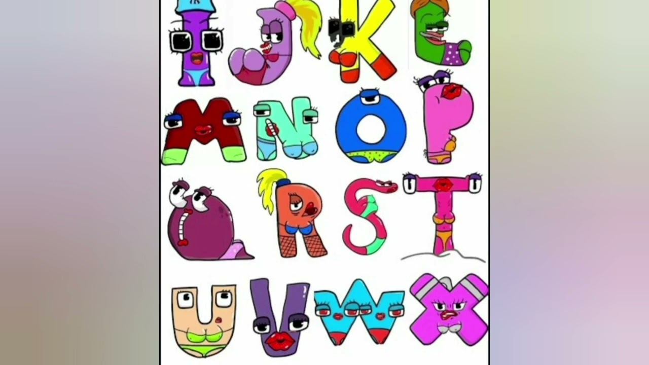 Alphabet Lore But All Is Girls #alphabetlore #alphabet