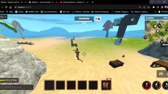 Tribals Io  Hacker Wall Hack And Spreed Hacker  :((