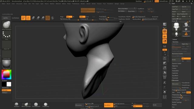 ZBrush初心者向け解説 Subdivisionと英語チュートリアルのすゝめ смотреть онлайн