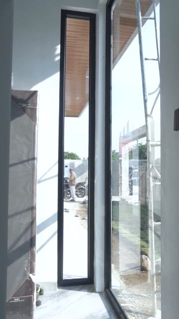 Pemasangan Kaca Mati UPVC Black #shorts смотреть онлайн