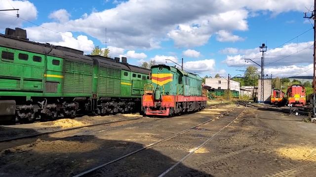 ст. Златоуст, ЮУЖД, тепловозное депо, рельсосмазыватель ЧМЭ3-1720, /ЗУЖД-105 ЛЕТ/