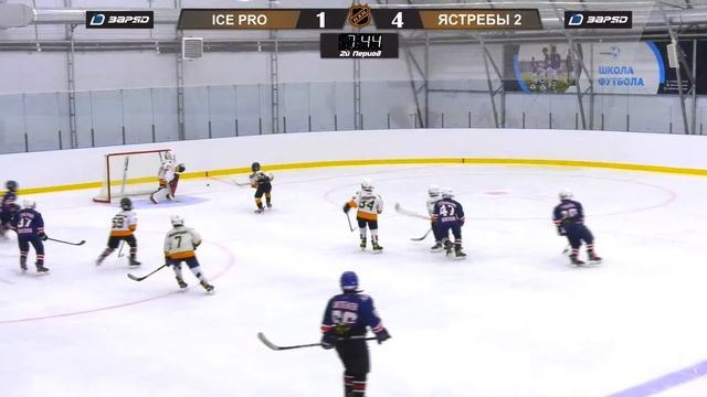 ХК Ice Pro - ХК Ястребы-2. Турнир КХК. смотреть онлайн