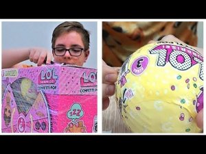 Лева открывает ЛОЛ КОНФЕТТИ ! Новая 3 серия игрушек LOL для детей !