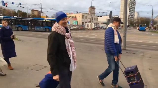 Харинама Гаура Крипа Москва 24.10.2020 / Harinama Gaura Kripa in Moscow 10/24/2020 смотреть онлайн