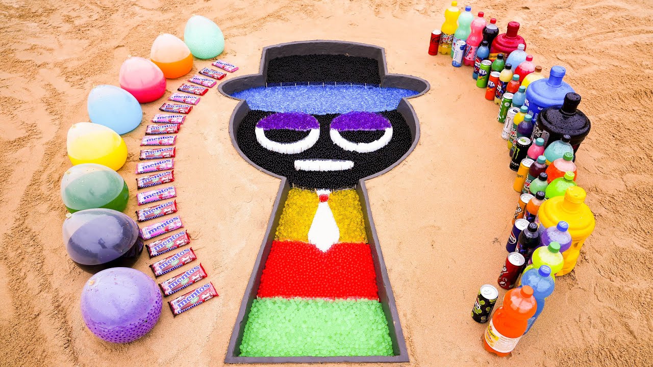 Как сделать Incredibox Sprunki Black с Orbeez, Balloons Soda, гигантской Coca Cola, Fanta против Men смотреть онлайн