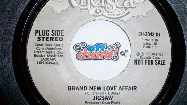 Jigsaw - Brand New Love Affair ■ Promo 45 RPM 1976 ■ OffTheCharts365