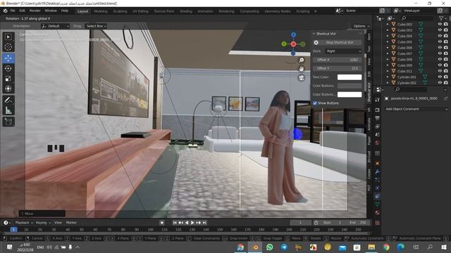 Merge videos and photos with blender modeling imagination +After effect смотреть онлайн