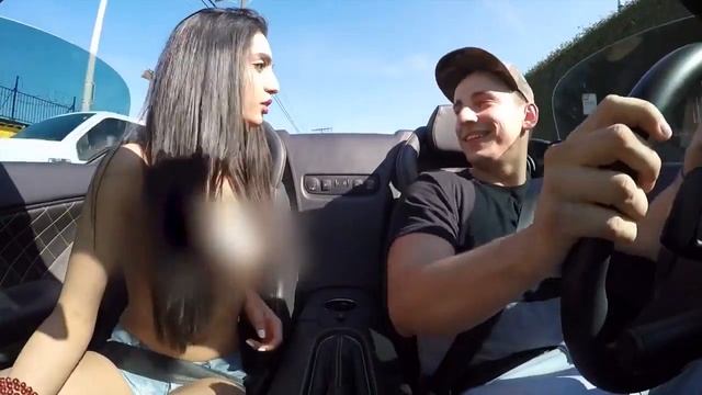 VitalyzdTv - Topless Lambo Prank!