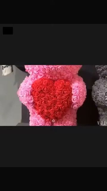Rose bear , Мишки из 3D роз из Китая смотреть онлайн