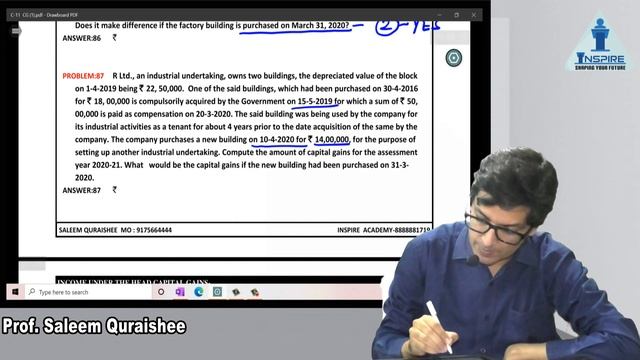 DIRECT TAX REVISION LECTURE-2 смотреть онлайн